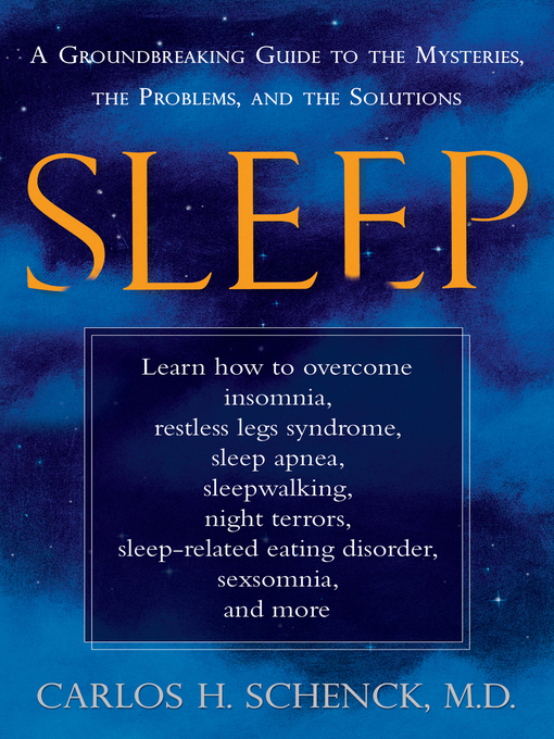 Title details for Sleep by Carlos H. Schenck - Available